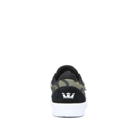 Supra SAINT Lave Sneakers Dame Svart/Camouflage/ Hvite | NO-38054